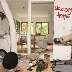 Photo of a home that has been broken into