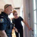 Toronto Police Crime Prevention Officer conducting a home safety audit