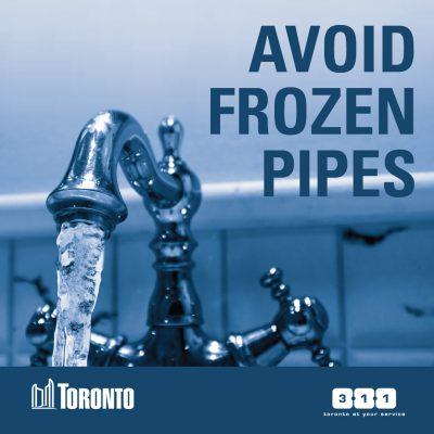 City of Toronto Frozen Pipes ad
